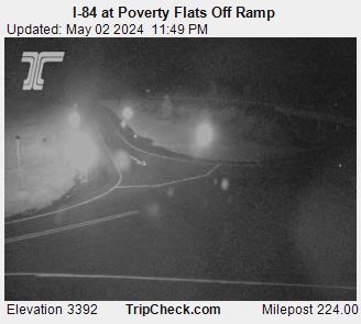 I-84 at Poverty Flats Off Ramp